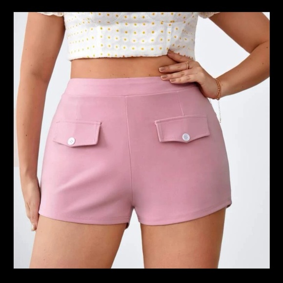 ๐ Pink Stretchy Military Style Shorts!!! Brand New!!! - Picture 2 of 8